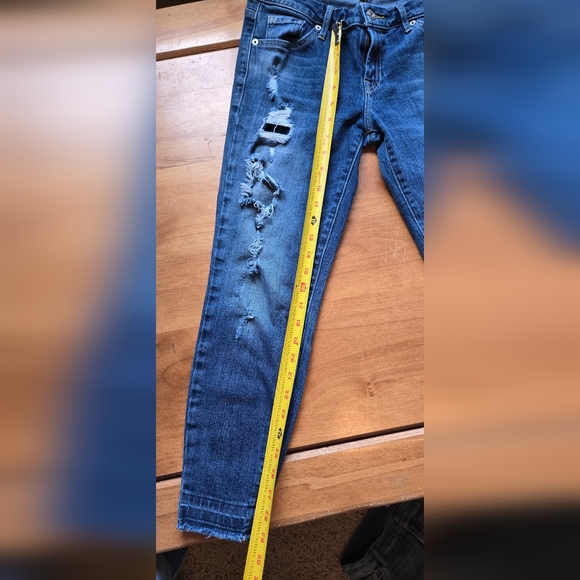 Guess Distressed Skinny Jeans Womens Size 28 - Picture 10 of 13